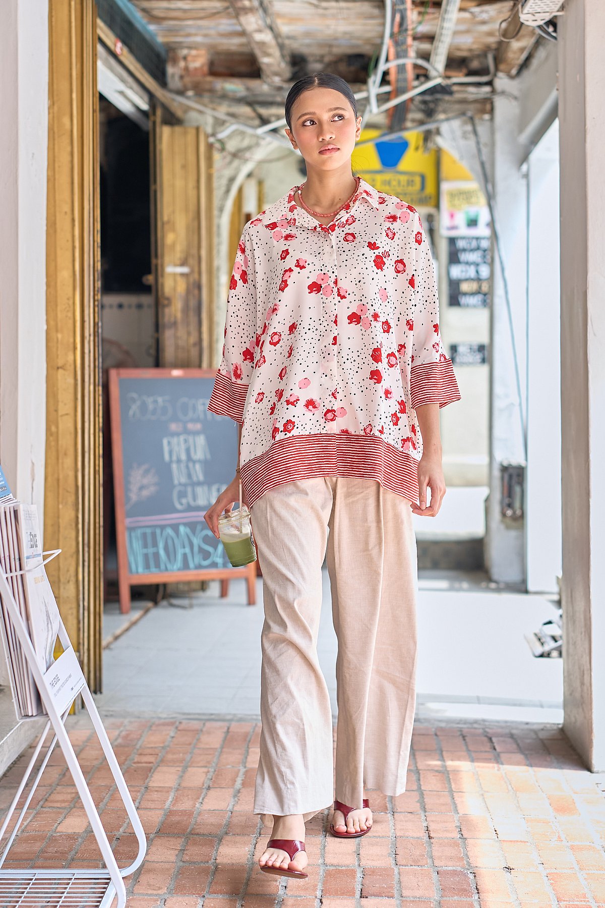 ACE TOP IN RED POPPY