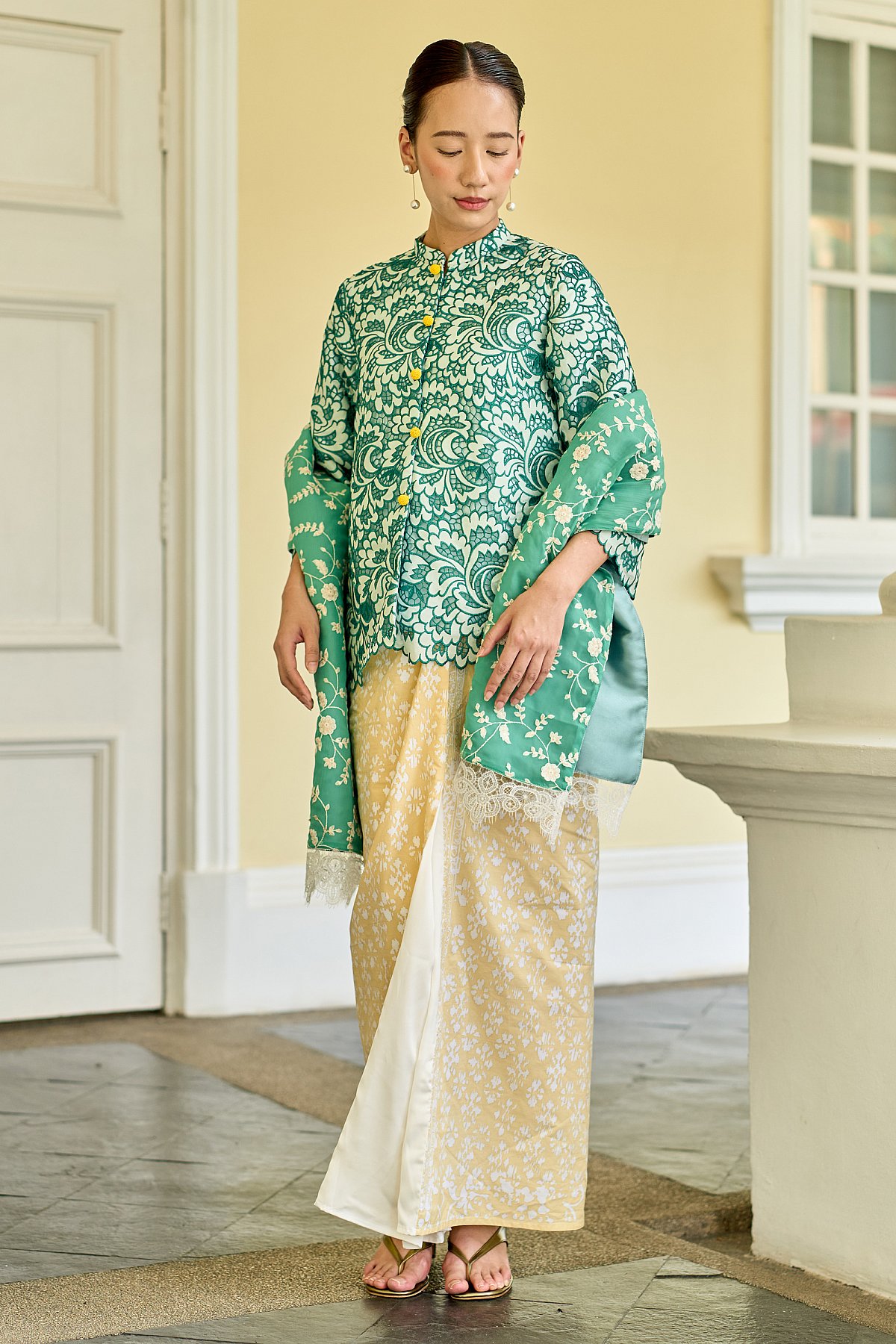 AMAYA BATIK SKIRT IN SORBET