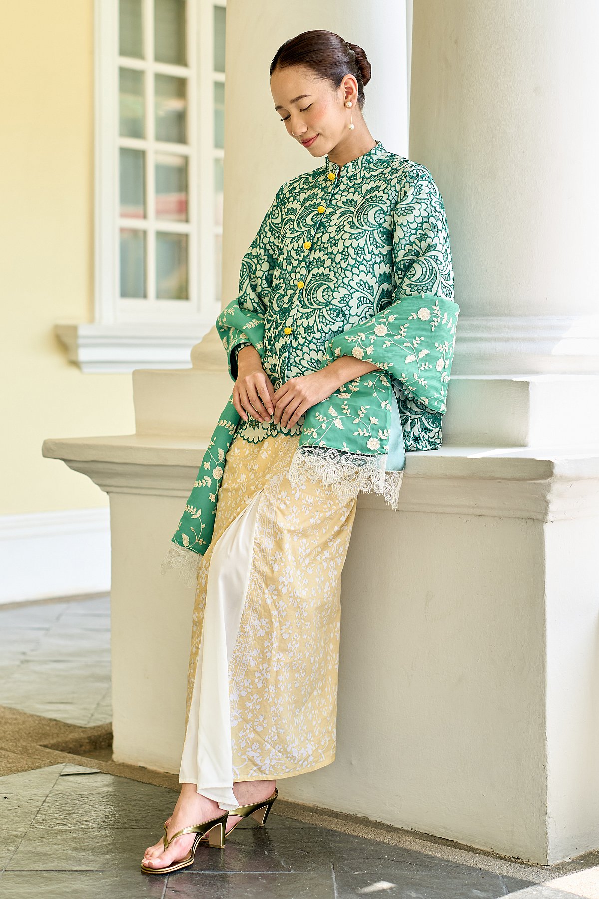 AMAYA BATIK SKIRT IN SORBET