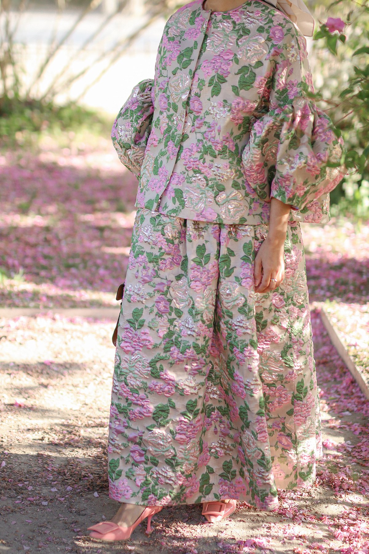 FLEUR FULL SKIRT IN PINK
