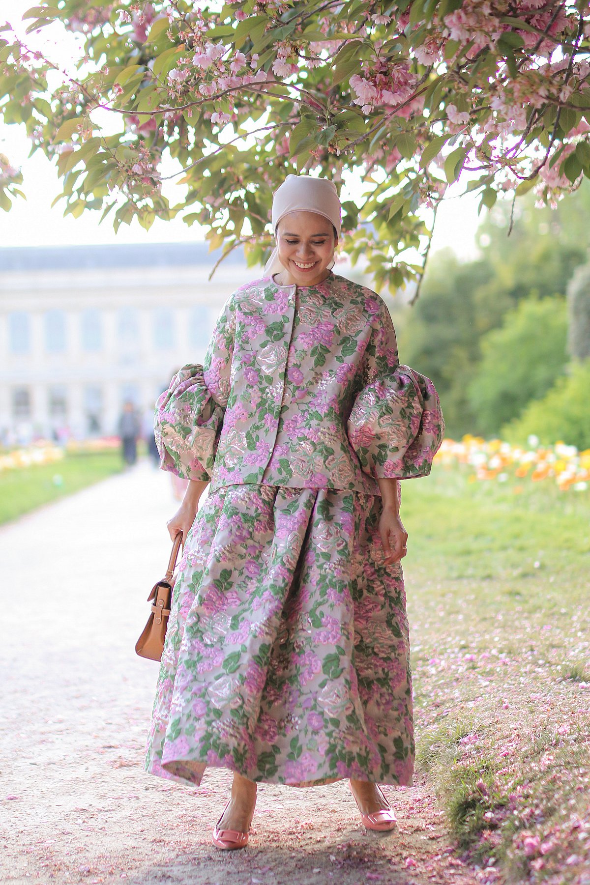 FLEUR FULL SKIRT IN PINK