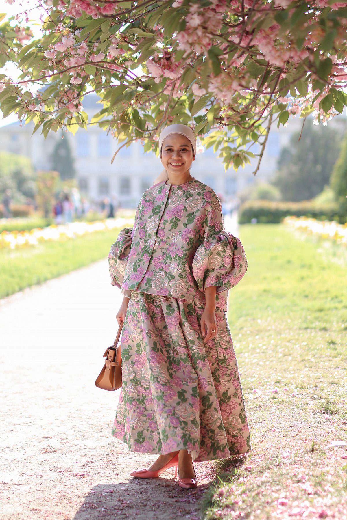 FLEUR FULL SKIRT IN PINK