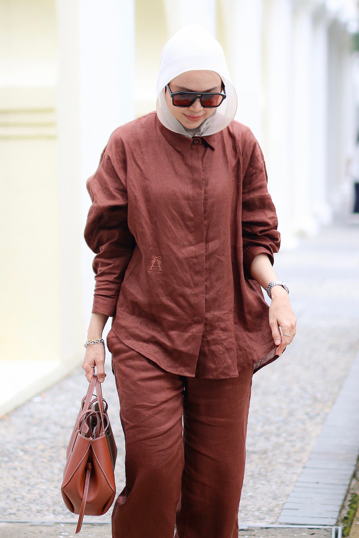 HEART TOP IN DEEP BROWN
