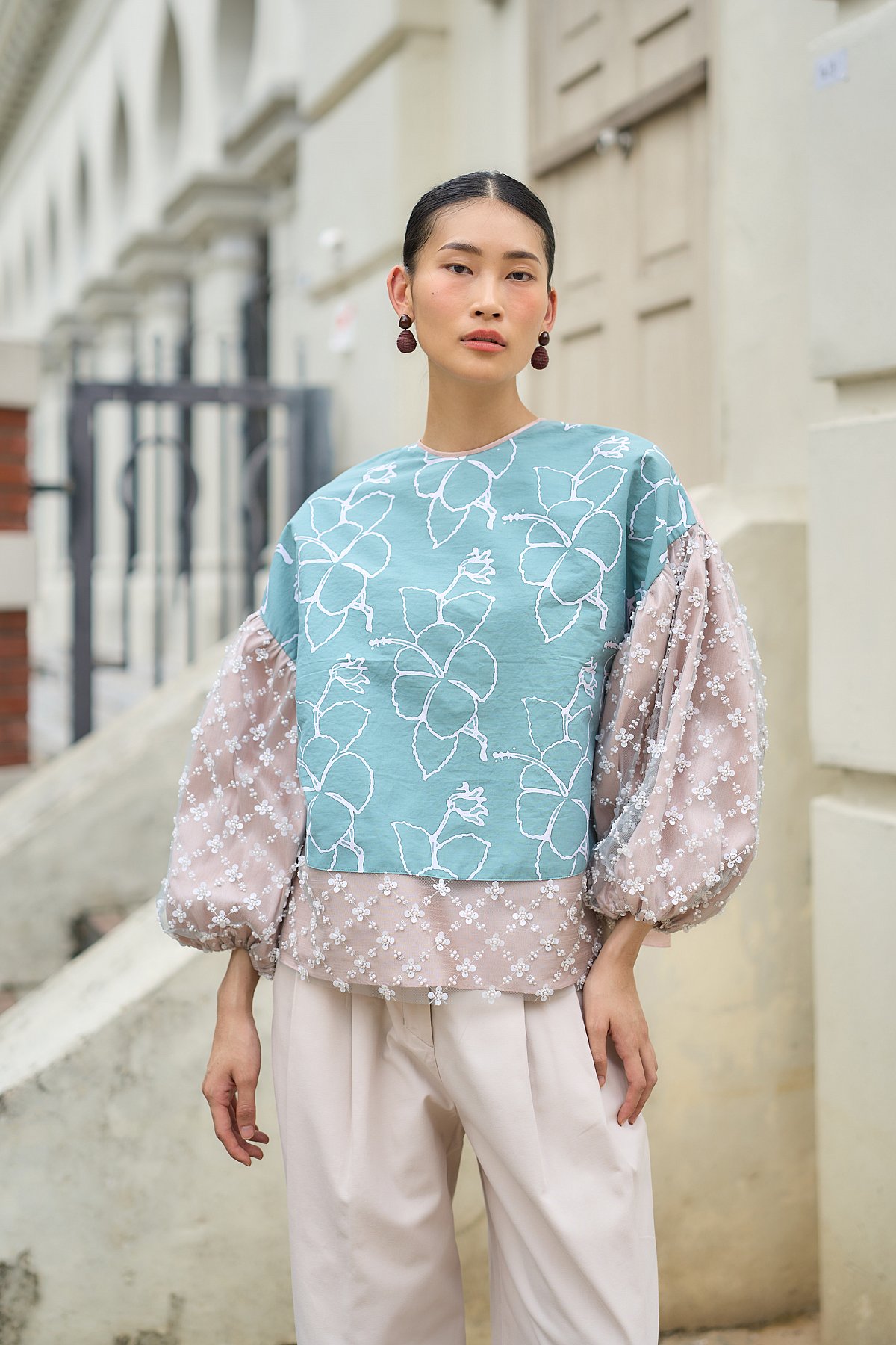 INDAH TOP IN OCEAN BREEZE