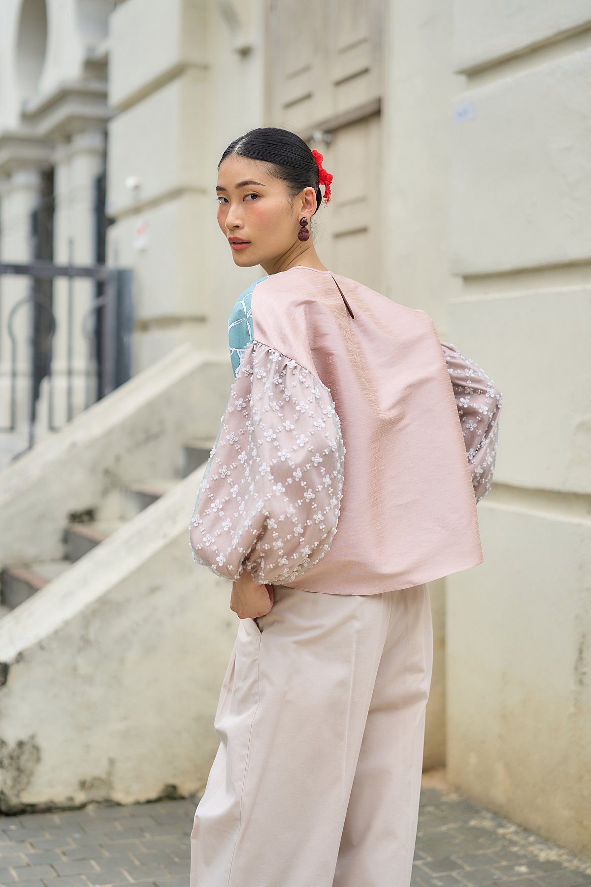 INDAH TOP IN OCEAN BREEZE