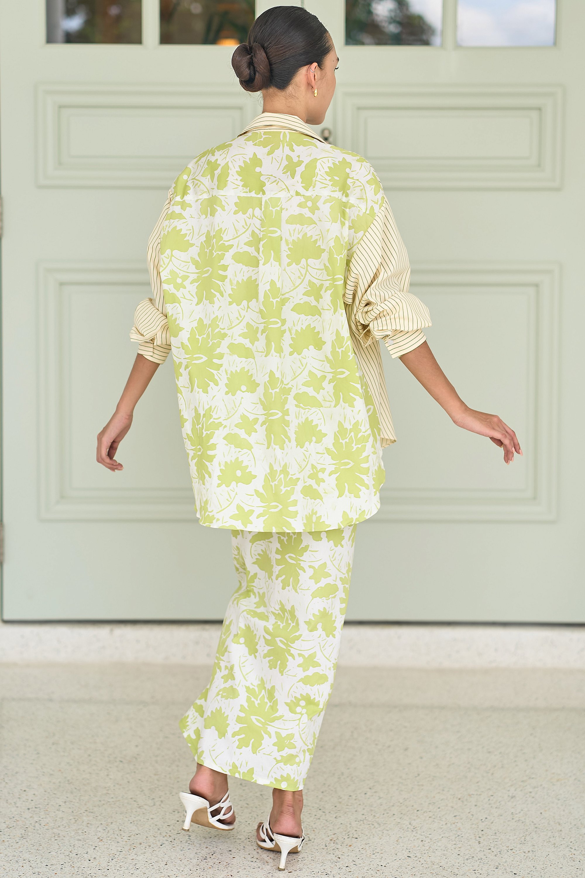 HEART TOP BATIK MONSTERA