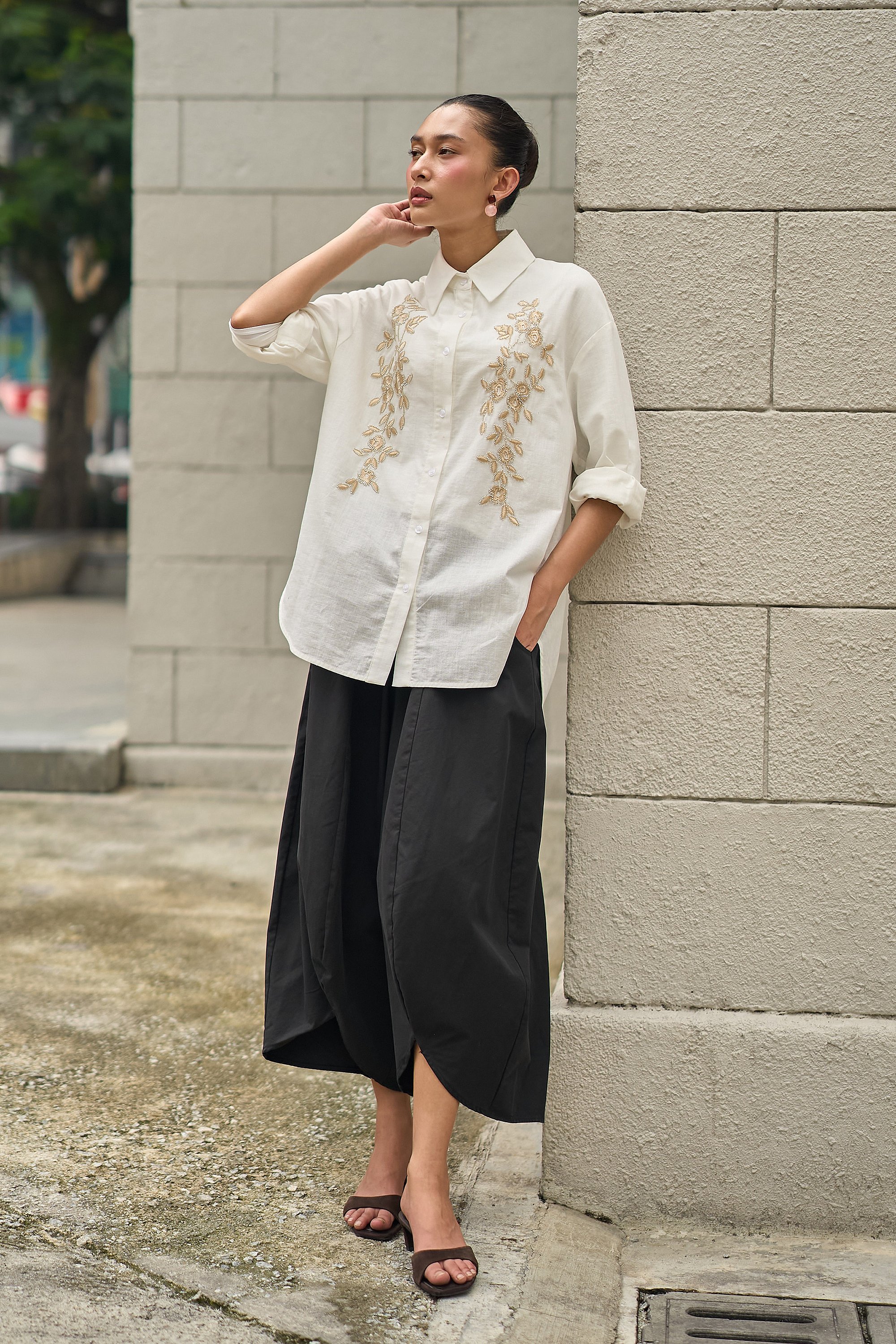 COCO TOP IN WHITE