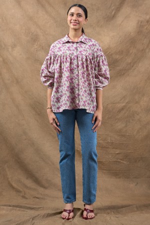 ALMA TOP IN WISTERIA