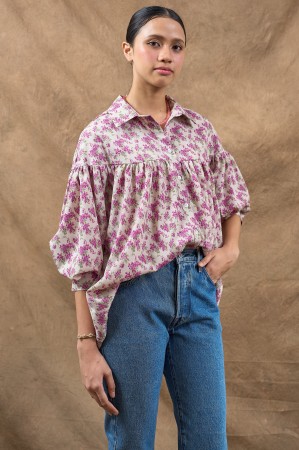 ALMA TOP IN WISTERIA