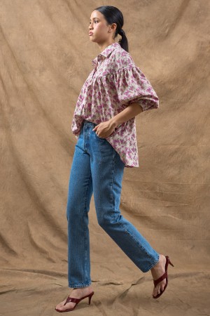 ALMA TOP IN WISTERIA