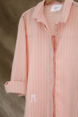 HEART TOP IN SALMON