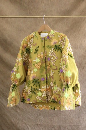 AMAYA TOP IN FULL LACE GOLDEN MEADOW