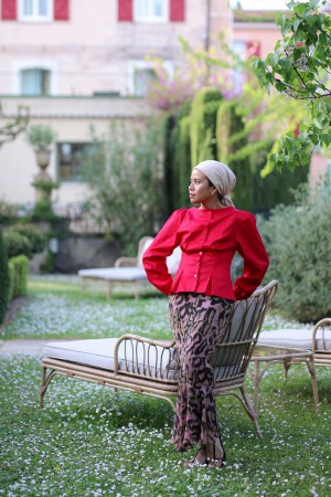 ORIONE SKIRT IN LEOPARD