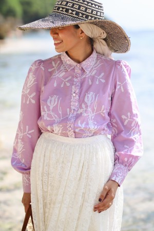 PUSPITA TOP IN ORCHID
