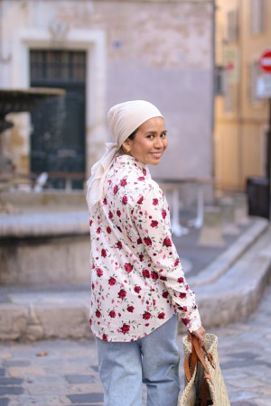 ROSALIE TOP IN FLORAL