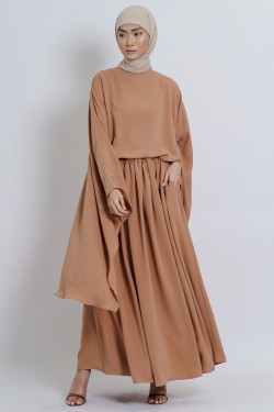 FILLE SET IN TAN