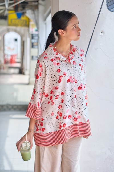 ACE TOP IN RED POPPY