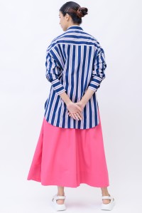 ALIÉNOR TOP IN NAVY