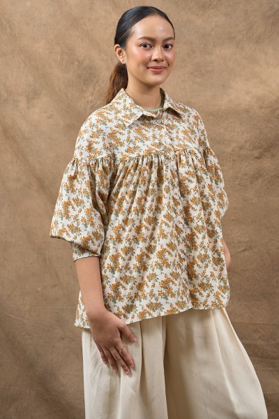 ALMA TOP IN MARYGOLD