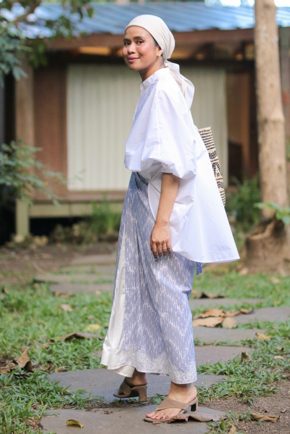 AMAYA SKIRT IN LACEY GREY