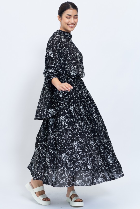 ALLISON SET IN PRINTED MIDNIGHT
