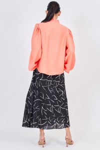 CAMILLE TOP IN CORAL