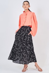 CAMILLE TOP IN CORAL