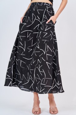 CAMILLE SKIRT IN BLACK
