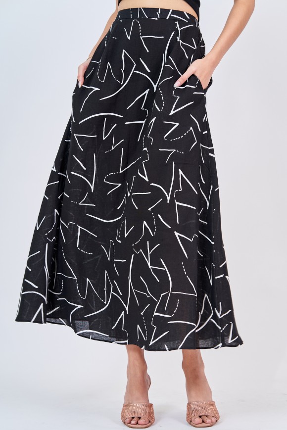 CAMILLE SKIRT IN BLACK