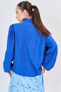 CAMILLE TOP IN ROYAL BLUE