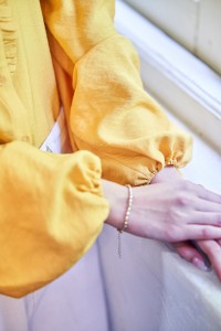 CAMILLE TOP IN MUSTARD