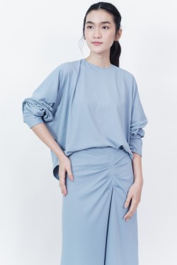 INES SET IN DUSTY BLUE
