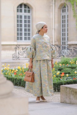 FLEUR FULL SKIRT IN SKY