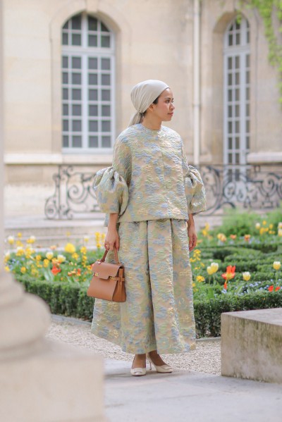 FLEUR FULL SKIRT IN SKY