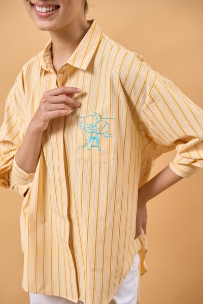HEART TOP IN BUTTERCUP BREEZE