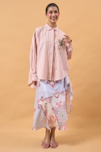 HEART TOP IN ROSE MATCHA