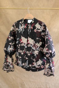 AMAYA TOP IN FULL LACE NOIR