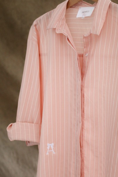 HEART TOP IN SALMON