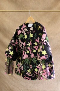 AMAYA TOP IN FULL LACE MIDNIGHT BLOOM
