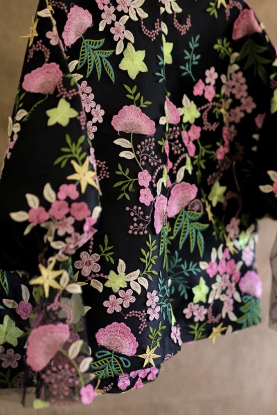 AMAYA TOP IN FULL LACE MIDNIGHT BLOOM