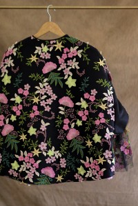 AMAYA TOP IN FULL LACE MIDNIGHT BLOOM
