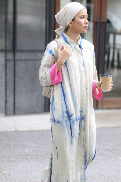 ACE DRESS IN BLUE PINK