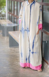 ACE DRESS IN BLUE PINK