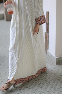 ACE DRESS IN STRIPED LEOPARD