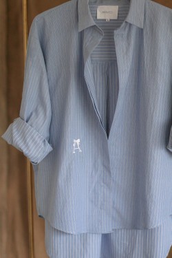 HEART TOP IN BLUE