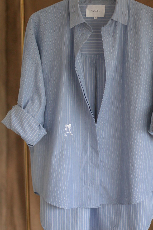 HEART TOP IN BLUE