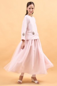 LUNA SKIRT IN BLUSH PINK