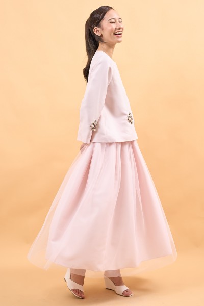 LUNA SKIRT IN BLUSH PINK