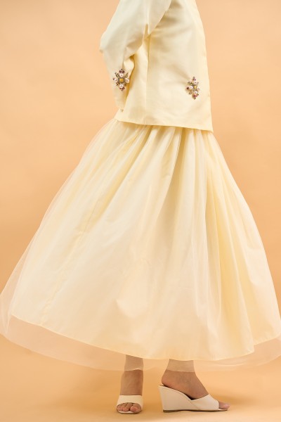 LUNA SKIRT IN BUTTER YELLOW