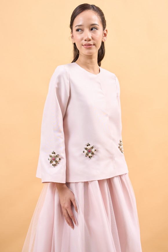 LUNA TOP IN BLUSH PINK